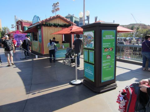 Some of the booths at the Festival of Holidays