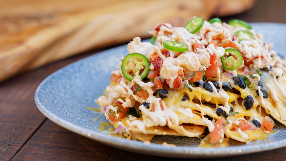 Lobster Nachos at the Lamplight Lounge at Disney California Adventure