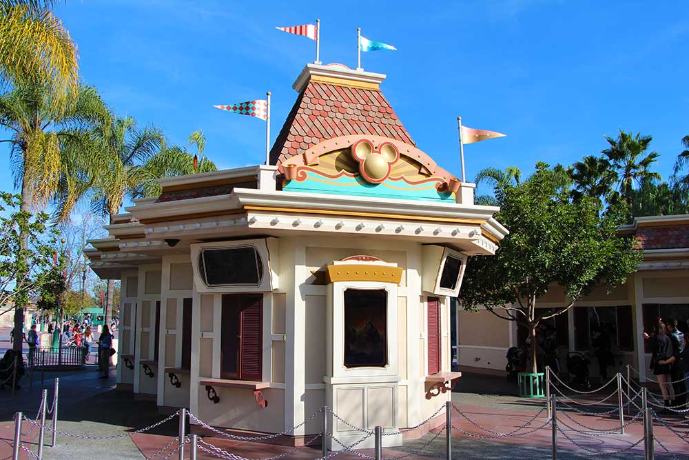 Disneyland Ticket Booth